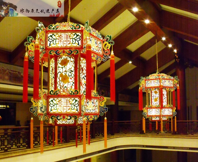 傅草毅六角宫灯2