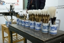 张才枝制作的部分毛笔展示