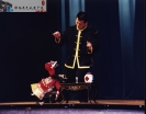 张弓木偶小戏《钟馗醉酒》表演者：张弓