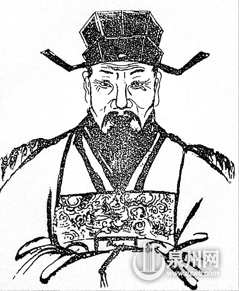 在温陵芝山洛阳派刘氏的族谱中珍藏着南宋抗金名将刘锜的画像
