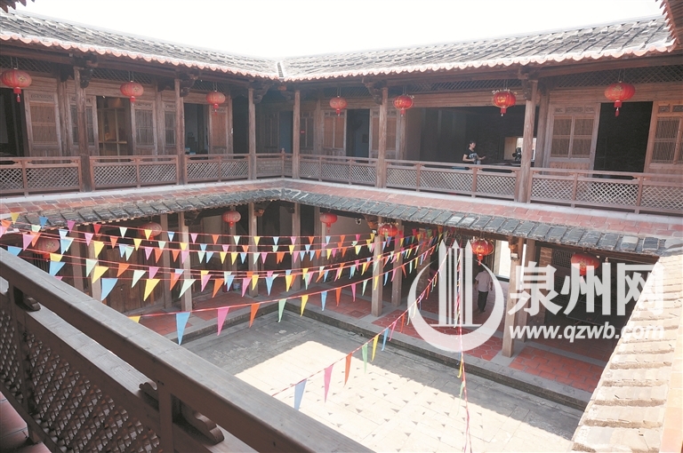 土楼被布置成畲族文化展馆