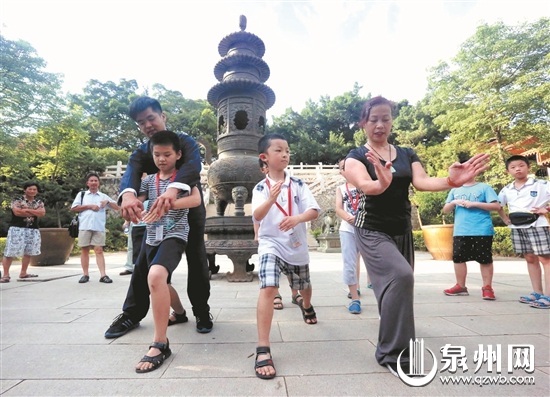 在武术界人士看来，习武的最佳年龄为14岁至24岁。（庄丽祥/摄）