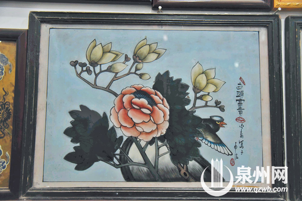 玻璃镜画色彩鲜明